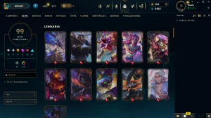Conta LoL com 99 Skins + Conta Valorant com 17+ Skins - League of Legends