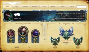 CONTA DIAMANTE 5 103 CAMPEÕES 26+ SKINS IMPERDÍVEL - League of Legends LOL