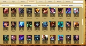 CONTA DIAMANTE 5 103 CAMPEÕES 26+ SKINS IMPERDÍVEL - League of Legends LOL