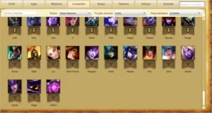 CONTA DIAMANTE 5 103 CAMPEÕES 26+ SKINS IMPERDÍVEL - League of Legends LOL