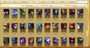 CONTA DIAMANTE 5 103 CAMPEÕES 26+ SKINS IMPERDÍVEL - League of Legends LOL