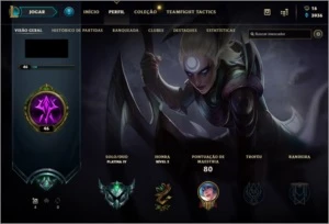 Conta Platina League of Legends LOL