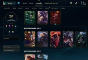 Conta Platina League of Legends LOL