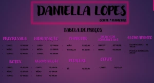 Arte Digital Personalizada – Tabela de Preços / Panfleto Pro - Serviços Digitais