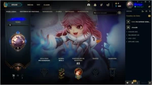CONTA FEMININA LEVEL 70 UNRANKED - League of Legends LOL