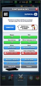 CONTA CLASH ROYALE BARATA