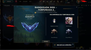 Conta Diamante 4 - D4 mmr D2-D1 - League of Legends LOL