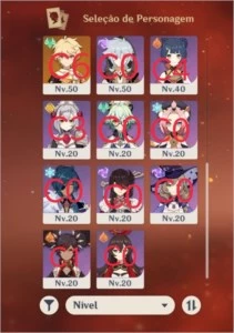 CONTA GENSHIN AR 55 - VENTI, DILUC, ZHONG, HU TAO, BACULO R2 - Genshin Impact