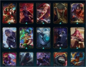 Conta LoL - Todos campeões - 200 skins - Ouro 1 - League of Legends