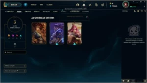 Conta LoL, Platina lV, Ganhando 20 PDLs - League of Legends