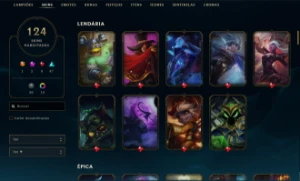 Conta League Of Legends Mestre  - Pode Trocar Email LOL