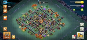 Cv14 Bem Upado Th14 C/ 6 construtor Barato - Clash of Clans