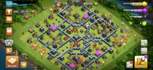 Cv14 Bem Upado Th14 C/ 6 construtor Barato - Clash of Clans