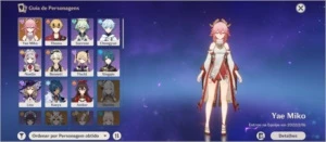Yae Miko com espada de Jade - Genshin Impact