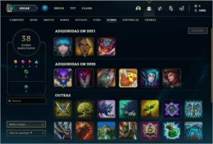 Conta diamante 4 barata com 4 skins e 26 champs - League of Legends LOL
