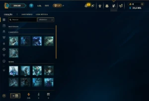 Platina 3 com 35 Champs e 1 Skin - League of Legends LOL