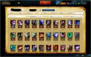 Conta LoL Platina IV, 38 Skins, Champ Full, Vendo barato. - League of Legends