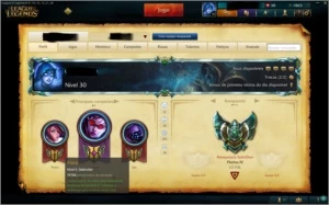 Conta LoL Platina IV, 38 Skins, Champ Full, Vendo barato. - League of Legends