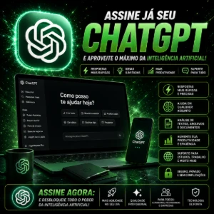 ChatGPT Premium - MENSAL - Assinaturas e Premium