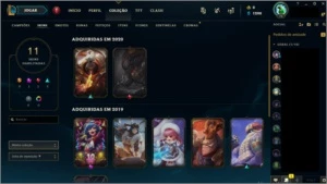 Conta League of Legends Platina 3 100 pdl LOL