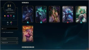 Conta Gold 1  LOL | Não é smurf | lvl 303 | Falta 26 champs - League of Legends
