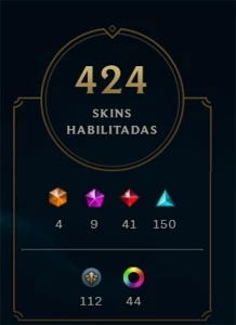 conta lol todos os champs muitas skins - League of Legends