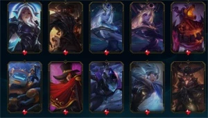 conta lol todos os champs muitas skins - League of Legends