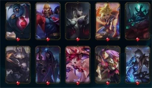 conta lol todos os champs muitas skins - League of Legends