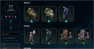 Conta diamante e com muitas skins ! - League of Legends LOL