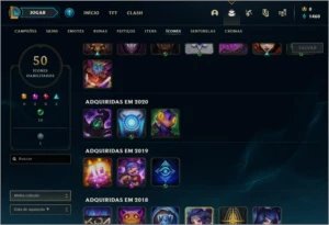Conta Diamante 4 - Ganhando 20+ PDL - 60%winrate - League of Legends LOL