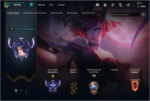 Conta Diamante 4 - Ganhando 20+ PDL - 60%winrate - League of Legends LOL