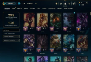 Unranked com 150 Champs e 118 Skins ( MONO SUP ) - League of Legends LOL