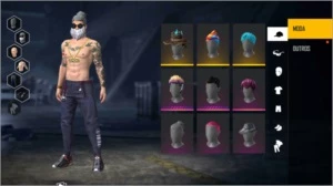 CONTA FF COM BARBINHA (BARATA) - Free Fire