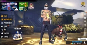 CONTA FF COM BARBINHA (BARATA) - Free Fire