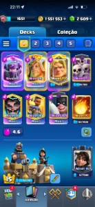 Vendo conta Clash Royale