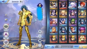 Conta SSA Global Server A8-Gemini LVL. 55! - Saint Seiya Awakening