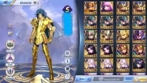 Conta SSA Global Server A8-Gemini LVL. 55! - Saint Seiya Awakening