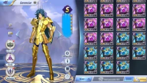 Conta SSA Global Server A8-Gemini LVL. 55! - Saint Seiya Awakening