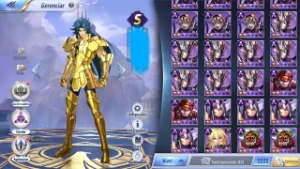 Conta SSA Global Server A8-Gemini LVL. 55! - Saint Seiya Awakening