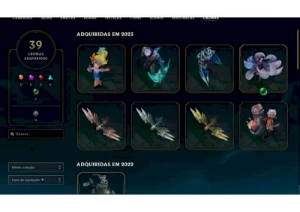 Conta De Lol Com 542 Skins, Esmeralda E Com Mmr Positivo - League of Legends