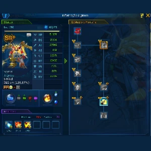 Conta Endgame Rank U LADMO Omega - Digimon Masters Online
