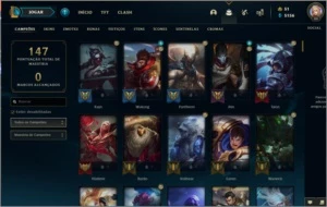 Conta League of Legends (platina 3) LOL