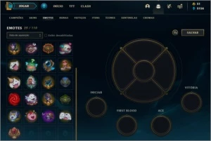 Conta League of Legends (platina 3) LOL