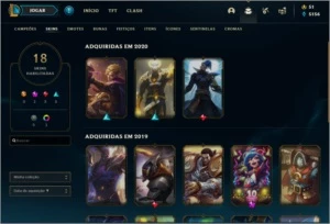 Conta League of Legends (platina 3) LOL