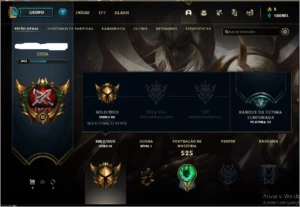 Conta Ouro 3 com 91 SKINS e TODOS os campeoens - League of Legends LOL