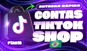 Contas de Tiktok Shop Brasil +2k Sem Doc Entrega Rápida - Redes Sociais