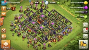 Vila flash oficial clans CV 10 top - Clash of Clans