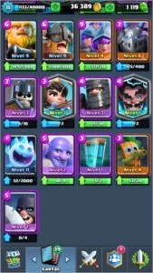 VENDO CONTA NÍVEL 11, 4000+ TROFÉUS, 1100+ GEMAS - Clash Royale