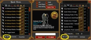 CONTA DE AQW (7 anos)Todos os Hard Farm. 310 espaço + Rares - Adventure Quest World