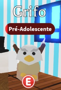 ADOPT ME - PET GRIFO ( F, R ) montavel e voador - Roblox